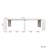 Multifunctional extendable console table