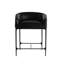 Osbourne Upholstered Stool with Metal Frame-575805096