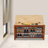 3-Tier Wooden Shoe Storage Bench