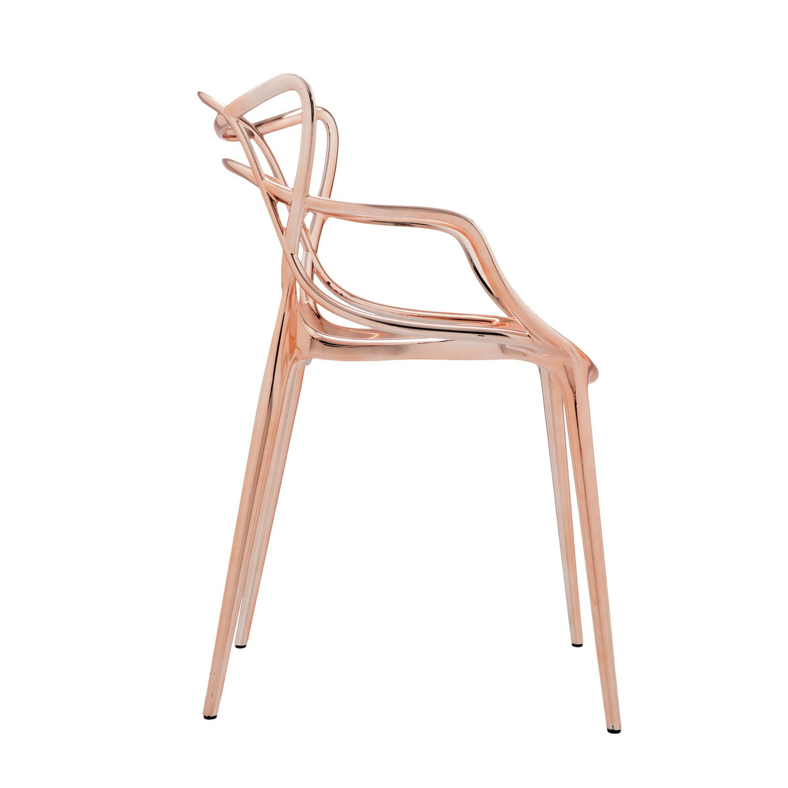 Masters Metal Armchair, Copper