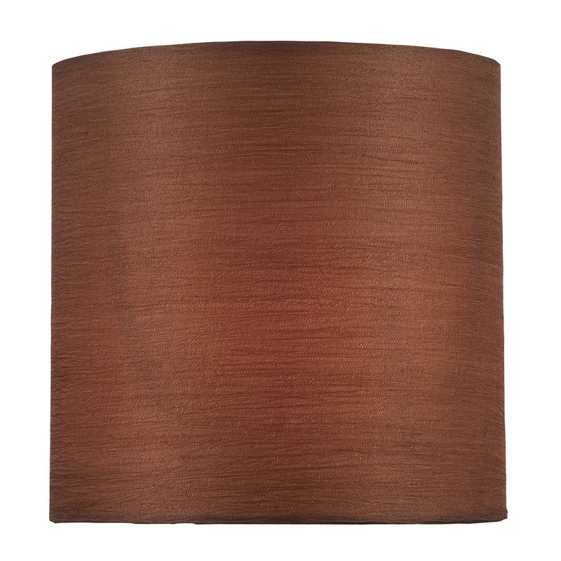 5'' H Fabric Drum Candelabra Shade, Brown