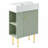 21.6"Bathroom Vanity With Single Ceramic Sink, Left Side Storage-516810540