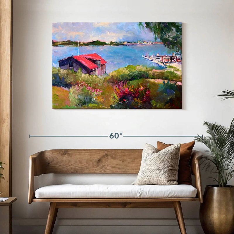 Lilie Reservoir, 30" H x 45" W