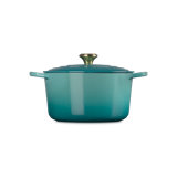 Le Creuset Signature Enaneled Cast Iron Deep Round Dutch Oven 6.5 Qt., Oyster