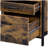 Juvanth Rustic Oak & Black Finish Nightstand
