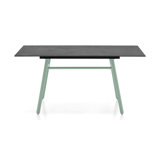 Yo! Outdoor Dining Table with Metal Legs