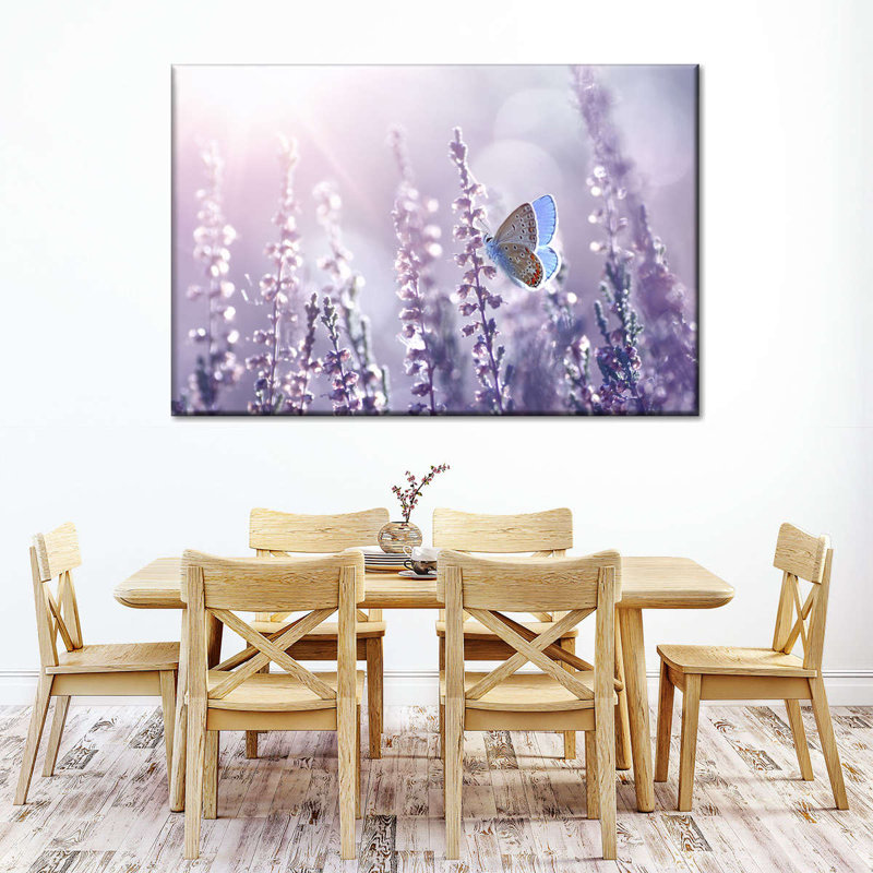 Lavande, reproduction sur toile, H 16 po x l 24 po x P 1,25 po