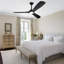 Ventilateur de plafond 52 po noir avec lumières DEL et télécommande-88202007-88202008
