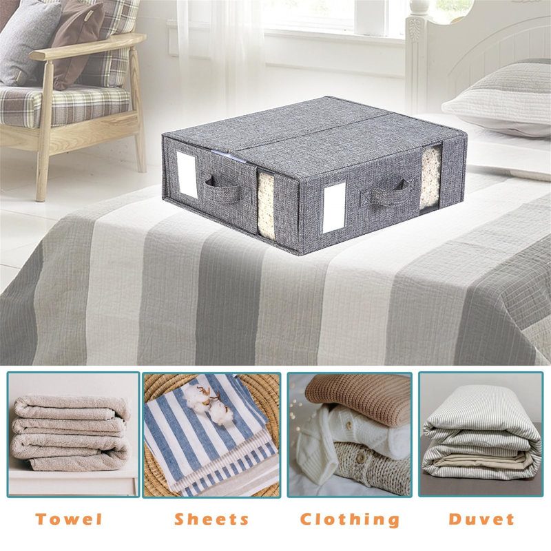 Ebern Designs Fabric Underbed Storage