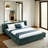 ?Modern Upholstered Queen Bed Frame with Plush Chenille Headboard | Sturdy Design-2146433182