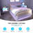 Jorid 21.3''W Wall Mounted Floating Nightstand with RGB Light-380110019