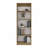 Verdi Bookcase XS, 4 Shelves, Macadamia/White Manufactured Wood-1271129803