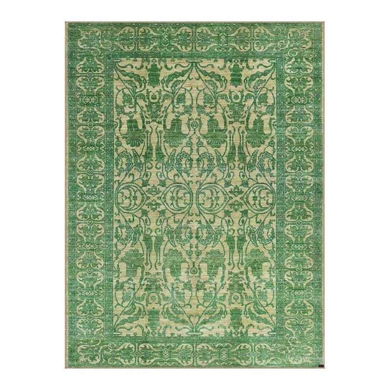 Tapis à motif décoratif lavable, Sous-tapis rectangulaire de 3 pi 3 po x 4 pi 11 po
