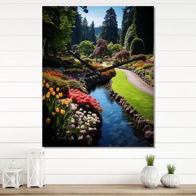 Canada Butchart Gardens II - Horloges murales florales