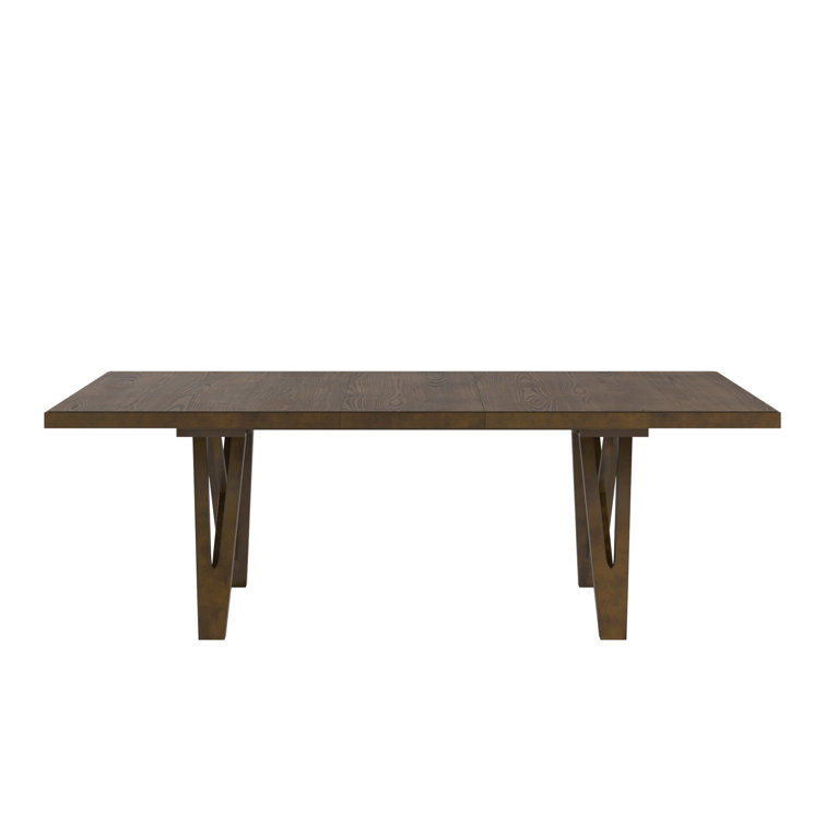 Cipolla Wood Finish 72"-90" Extendable Dining Table