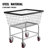 Metal Laundry Cart with Wheels