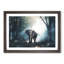 Elephant Roaming in a Green Forest - Framed Print-56713201-56713202