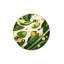 Tapis décoratif moderne à motif abstrait vert-1250575215