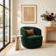 Maya Swivel Chair In Boucle-199708902