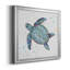 Bulle bleue tortue II - peinture sur toile encadrée-1592899468-1592899471