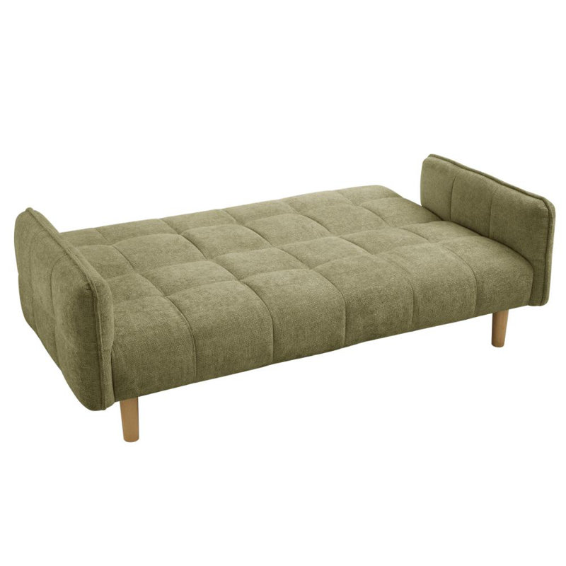 Julian 3 Seater Sofa Bed, Green