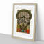 A Striking Renaissance Pattern by Albert Racinet - Picture Frame Painting Print-55629113-55629112