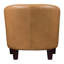 Slaven Faux Leather Barrel Chair-190827910