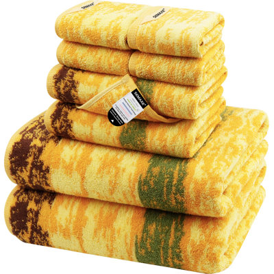 8 Pack Cotton Bath Towel Set with Hanging Loops for Bathroom, Wheat field
Complete starter set for daily showers, sink-side use, small bathrooms, and guest baths, OEKO-TEX certified, easy care
