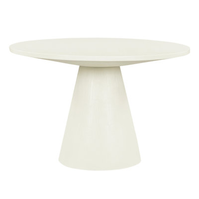 Retro Round Dining Table Minimalist Elegant Table for Living Room, Dining Room