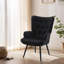 Bastoam Velvet Wingback Chair-1889222899
