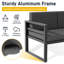  Ensemble de conversation 6 pièces pour canapé modulaire d'extérieur en aluminium avec canapé 𝗙𝘂𝗿𝗻𝗶𝘁𝘂𝗿𝗲 𝗖𝗼𝘃𝗲𝗿 𝗮𝗻𝗱 𝗙𝗶𝗿𝗲 𝗣𝗶𝘁-116989364-117320047-117320048