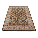 Carlotta One-of-a-Kind 4'1" X 6'1" New Age Wool Area Rug in Chocolate