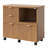 31.5" W 3 Drawer Wood File Cabinet, Mobile Filing Cabinet with Concealed Pull-out Tray for Printer，Fluted Wood Design For Home Office Organization-11563191
