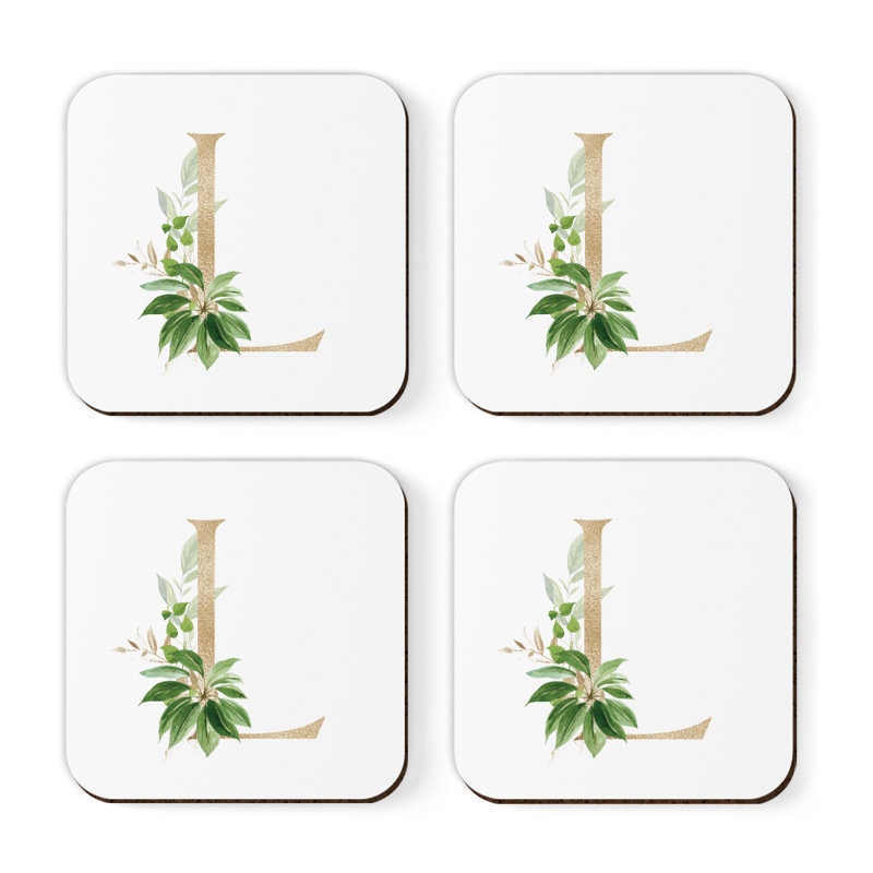 Sous-verre à monogramme Exotic, L
