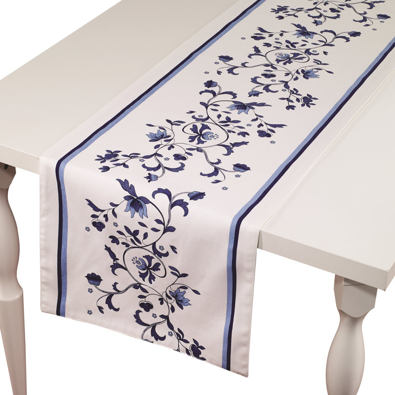 Portofino Floral Table Runner, 14" L x 72" W