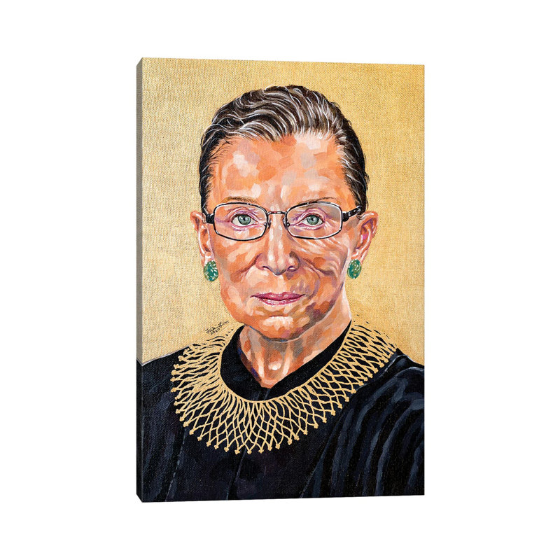 RBG 1 Piece Painting on Canvas, 66.04 cm H x 45.72 cm W x 1.91 cm D, Wrapped Canvas
