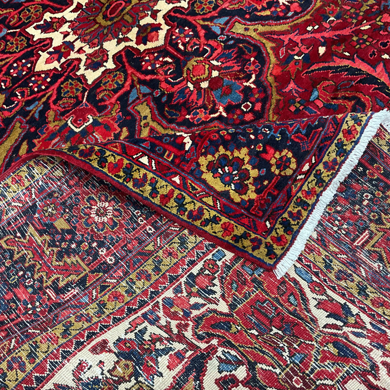 HERAT ORIENTAL Handmade Heriz Wool Rug