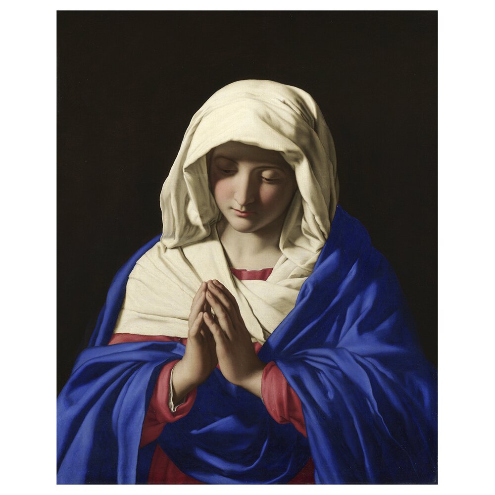 Leinwandbild Praying Madonna von G.B. Salvi Da Sassoferrato