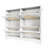 Shoe Cabinet With 4 Flip Drawers-1380139544