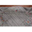 Tapis rayé gris Gabbeh 5 x 5