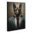 German Shepherd in a Suit Painting No.2 - No Frame Print-2074728764