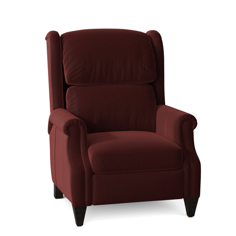 Walsh Recliner, Aline Fumo Genuine Leather, Manual, Cobblestone