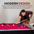 Hathaway Triple Threat Multi Game Table – Space-Saving Rotating Playfield for 6ft Pool Table, Air Hockey Table, & Table Tennis - 3 in 1 Game Table with Complete Accessories & Display Rack