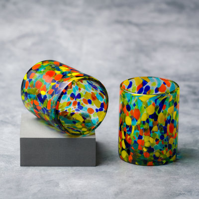 Carnival DOF Handblown Mexican Glass