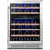 Yeego 23.4'' 46 Bottle Wine Refrigerator Dual Zone Freestanding/Built-In Cooler