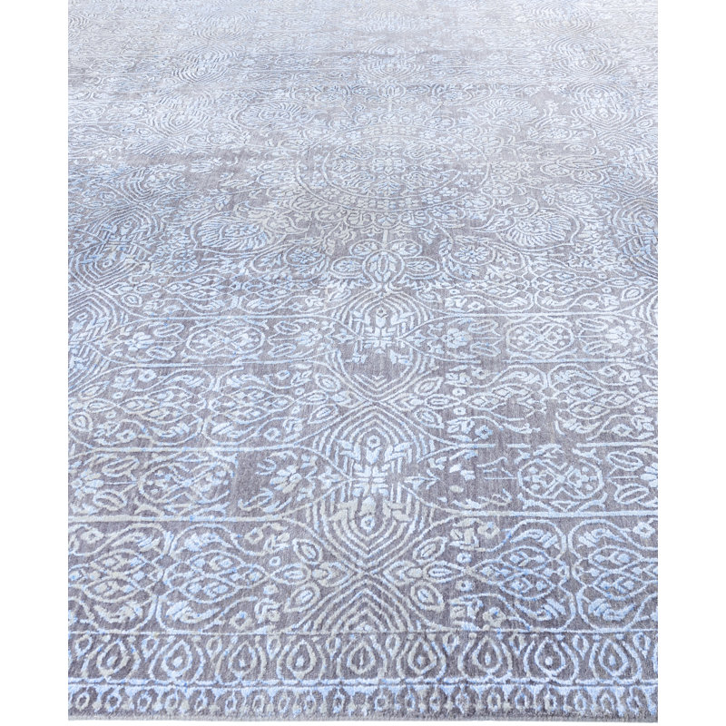 Overdyed One-of-a-Kind 9' 0" X 12' 3" Hand Knotted Area Rug