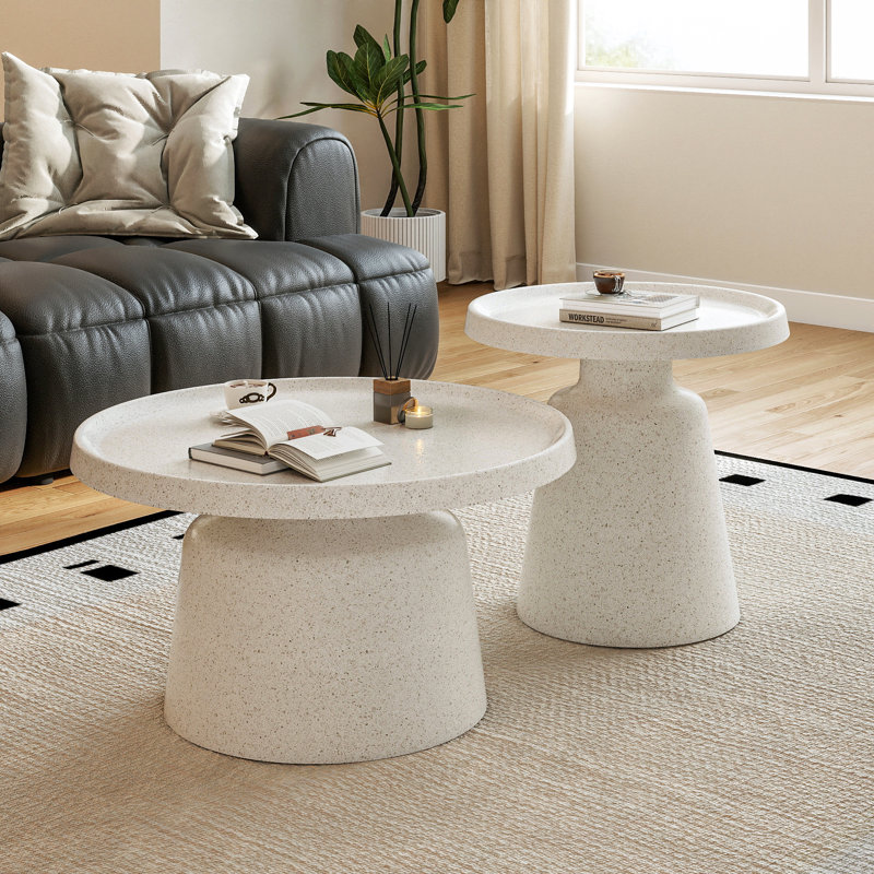 Ensemble de 2 tables basses gigognes Modern Modern