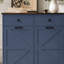 Armoire poubelle double inclinable Farmhouse Blue