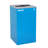 29 Gallon Steel Open Top Mixed, Compost, and Trash Can Set with Square and Mixed Lid
