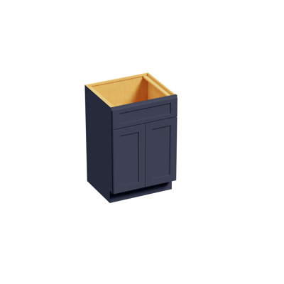 Lotus 27'' Single Bathroom Vanity Base Only with UV Coated and Soft Close Doors